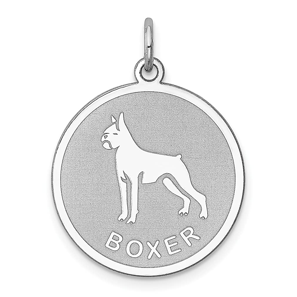 925 Sterling Silver Boxer Dog Charm Necklace for Women - Elegant Animal Pendant Jewelry Gift for Her - Perfect for Casual Wear, Date Nights & Special Occasions