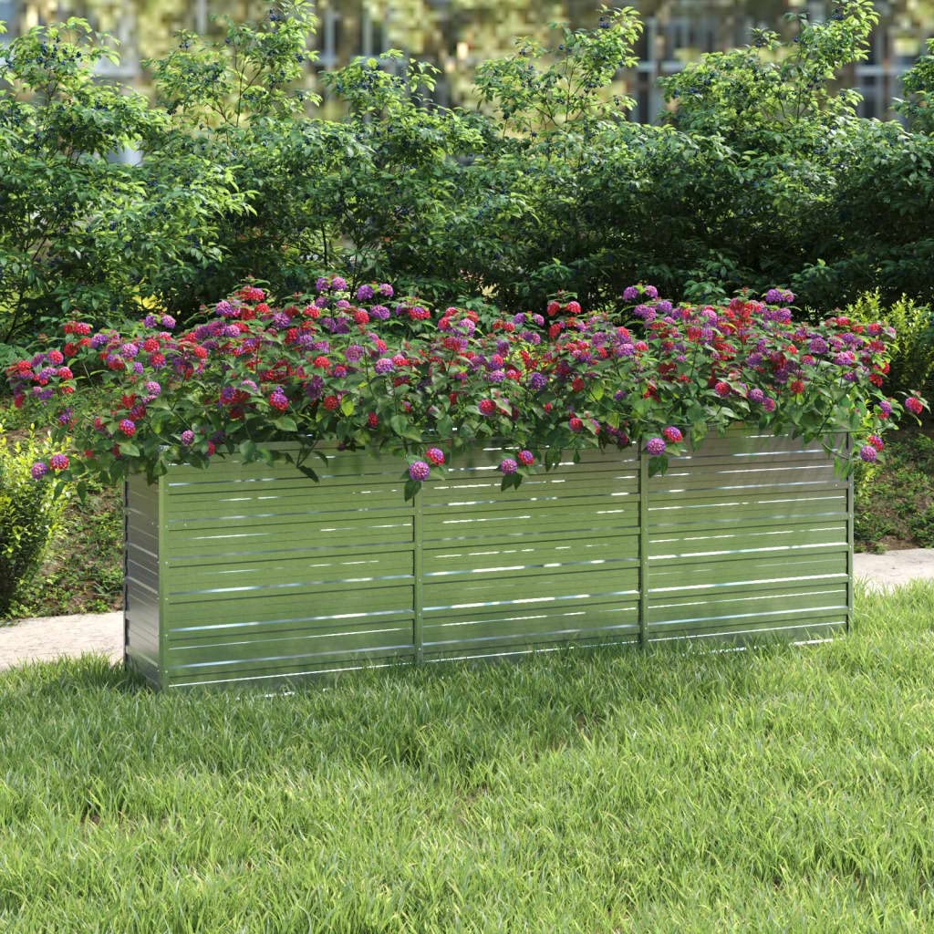 Galvanized Steel Raised Garden Bed Kit - 94.5