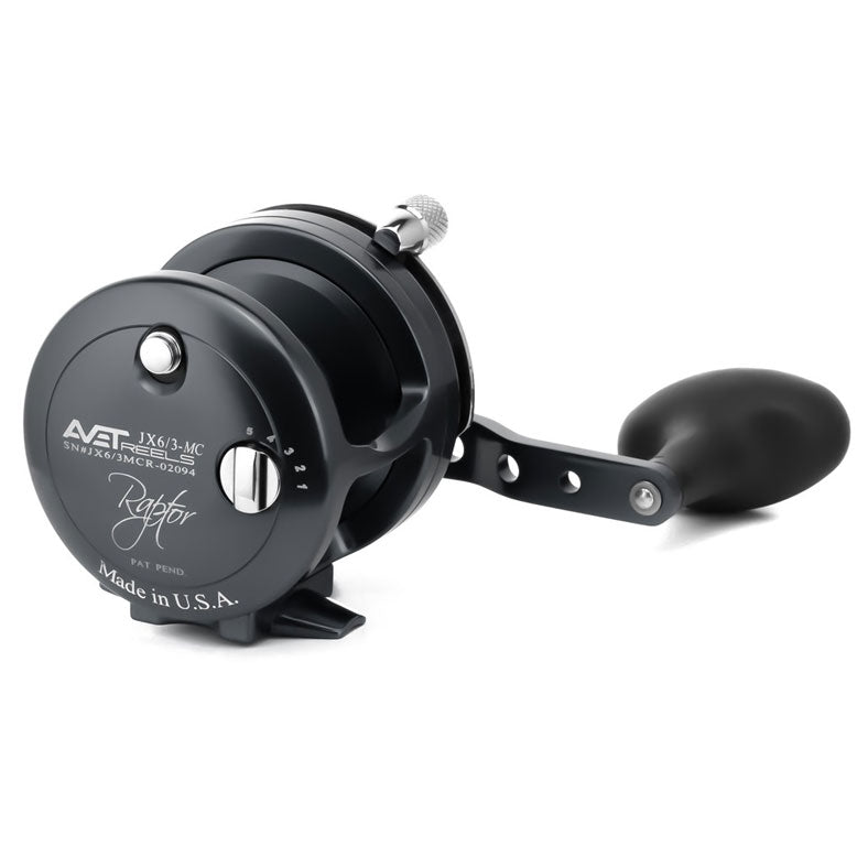 Avet JX Raptor 6/3 Classic Two Speed Magic Cast Fishing Reel - Perfect for Saltwater Offshore Fishing & Big Game Angling