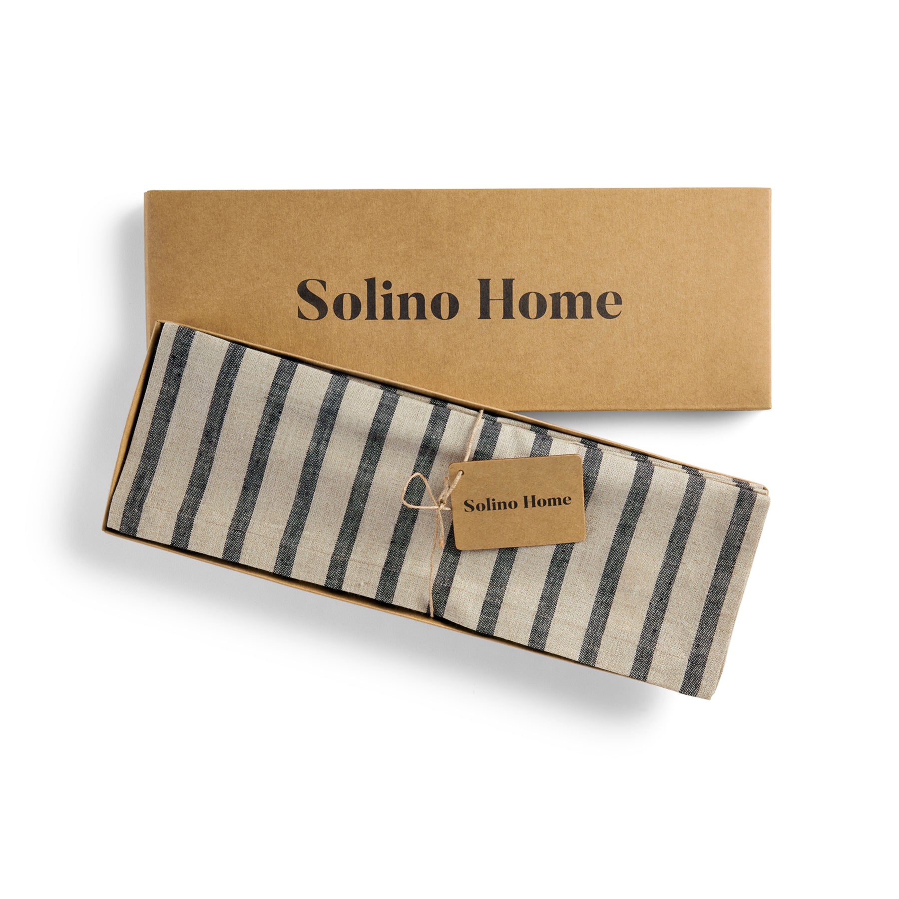 Madison Stripe Cotton Placemats Set of 4 - Waterproof & Washable Table Mats for Dining, Kitchen, Party Decor - Elegant Home Decor & Holiday Table Setting Accessories