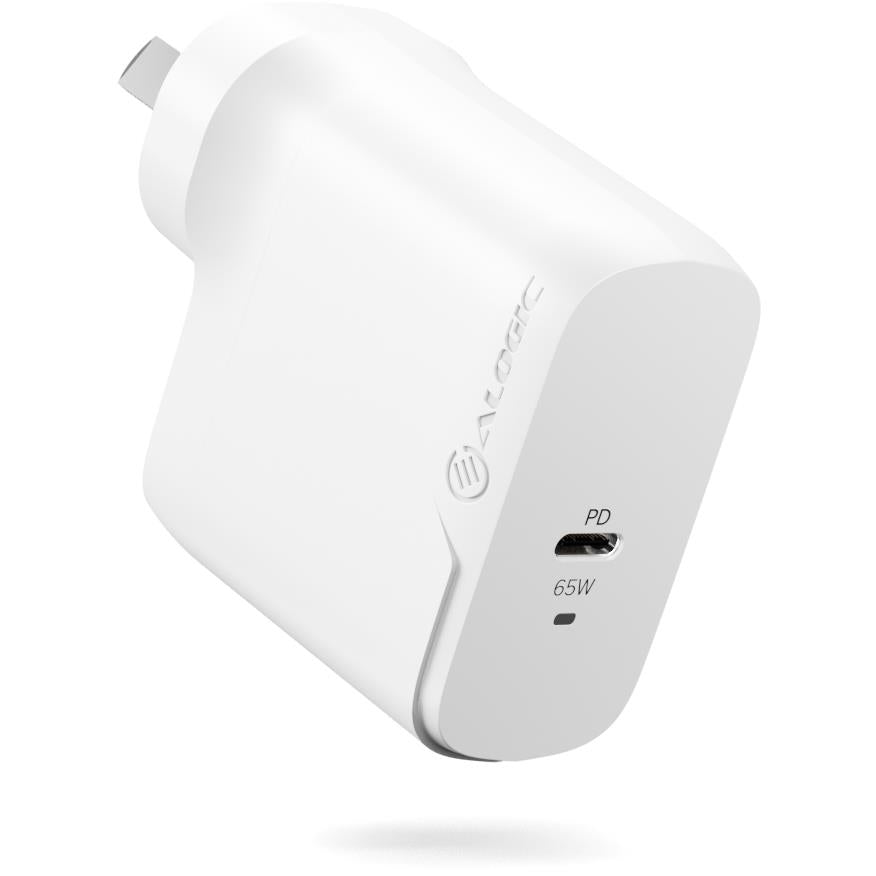 65W GaN Fast Wall Charger with USB C Cable - Compact & Powerful Charger for Laptops, Phones, Tablets - Perfect for Travel, Office & Home Use