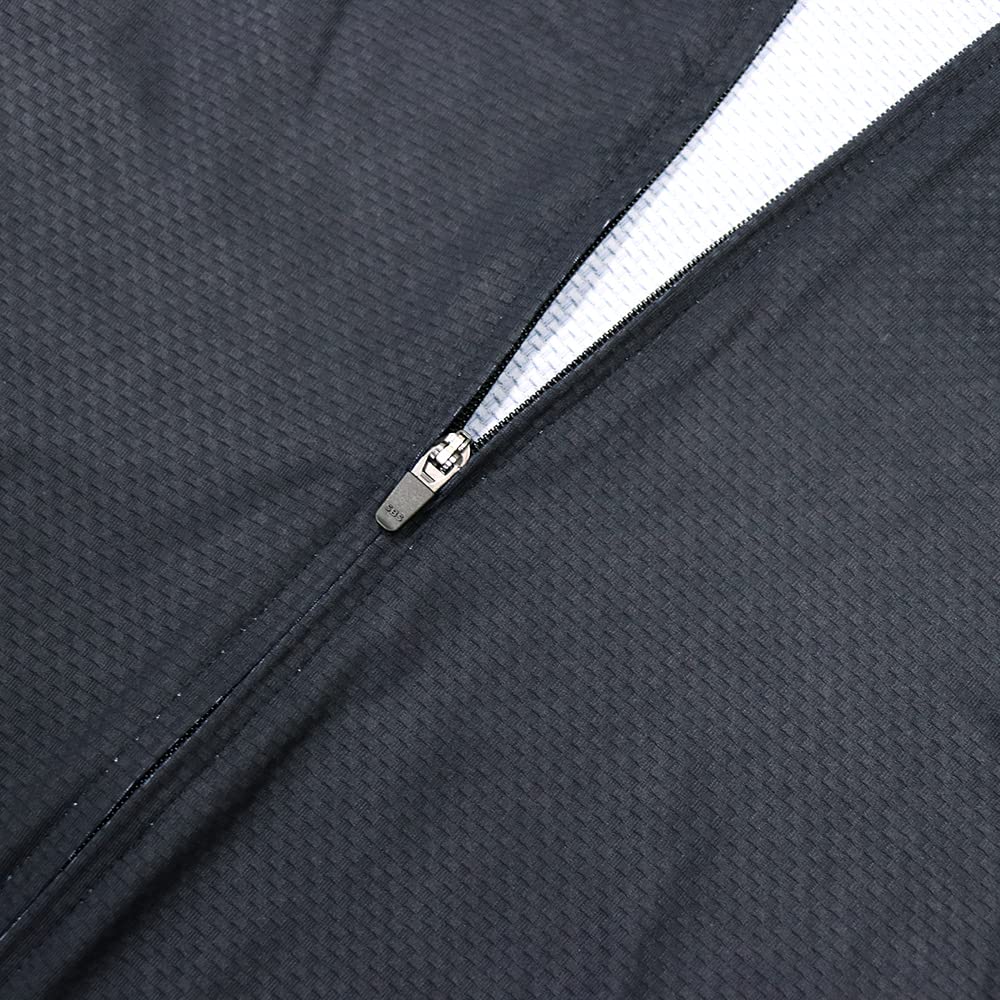 **Men's Long Sleeve Cycling Jersey - Full Zip Breathable Bike Shirt with Pockets - Road Bicycle Clothing for Training & Outdoor Riding**