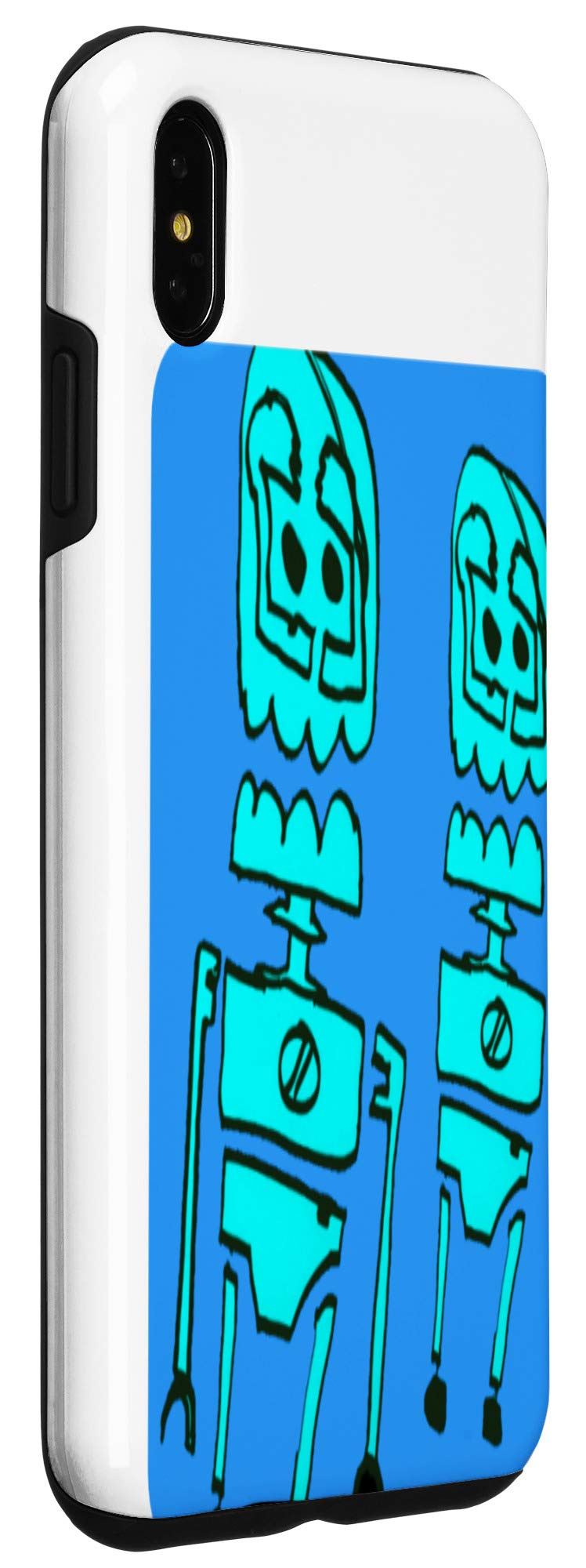iPhone XS Max Z2 Robot Case - Durable Protective Cover for iPhone XS Max - Fun Robot Design for Kids & Tech Lovers - Perfect for School, Travel & Everyday Use