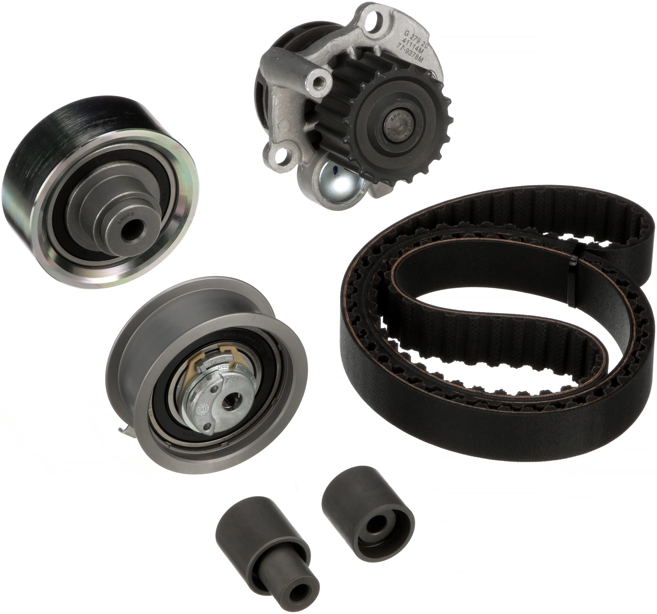 Gates TCKWP321M Timing Belt Kit with Water Pump - Replacement for Ford, Chevy, Dodge - High Performance Engine Maintenance - Perfect for DIY Auto Repair & Vehicle Tune-Ups