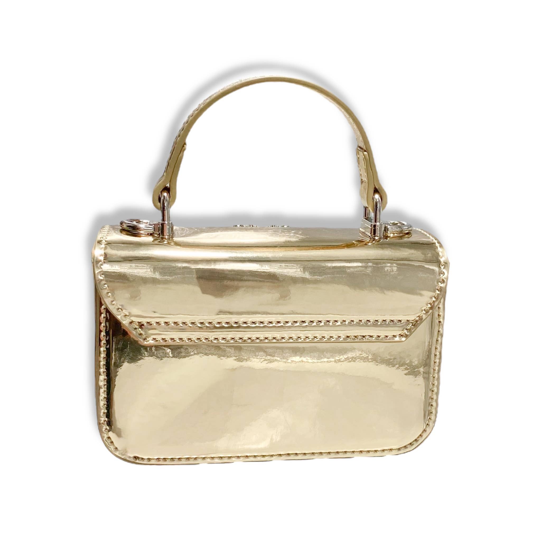 Sparkling Rhinestone Embellished Patent Leather Clutch Purse - Elegant Pink Evening Bag for Parties, Weddings & Special Occasions