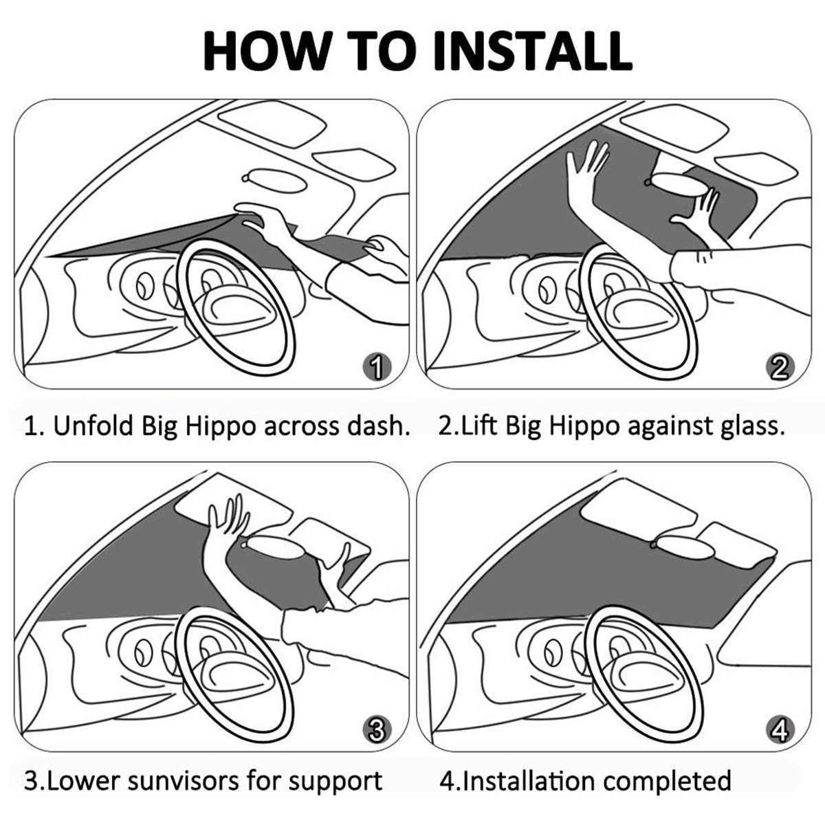 3D Abstract Flower Printed Car Windshield Sunshade - UV Protection Sun Visor & Front Window Shade for Cars - Keep Your Vehicle Interior Cool & Protected | Perfect for Summer Parking, Road Trips & Daily Commute