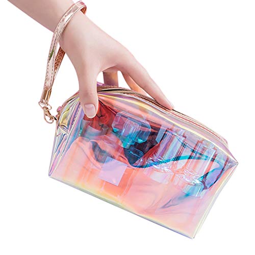 Waterproof Travel Makeup Bag - Portable Zippered Cosmetic & Toiletry Pouch for Women | Perfect for Airplane Carry-on, Gym Essentials & Daily Organizer
