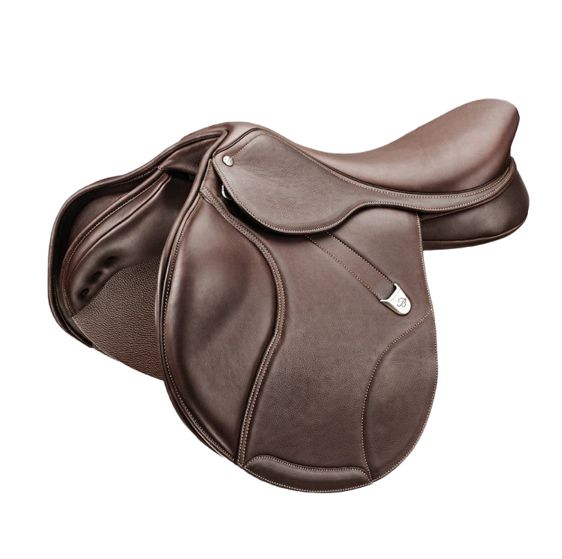 Bates Elevation+ Saddle with HART Technology - Premium English Riding Saddle for Dressage & Jumping - Perfect for Equestrian Training & Competitions