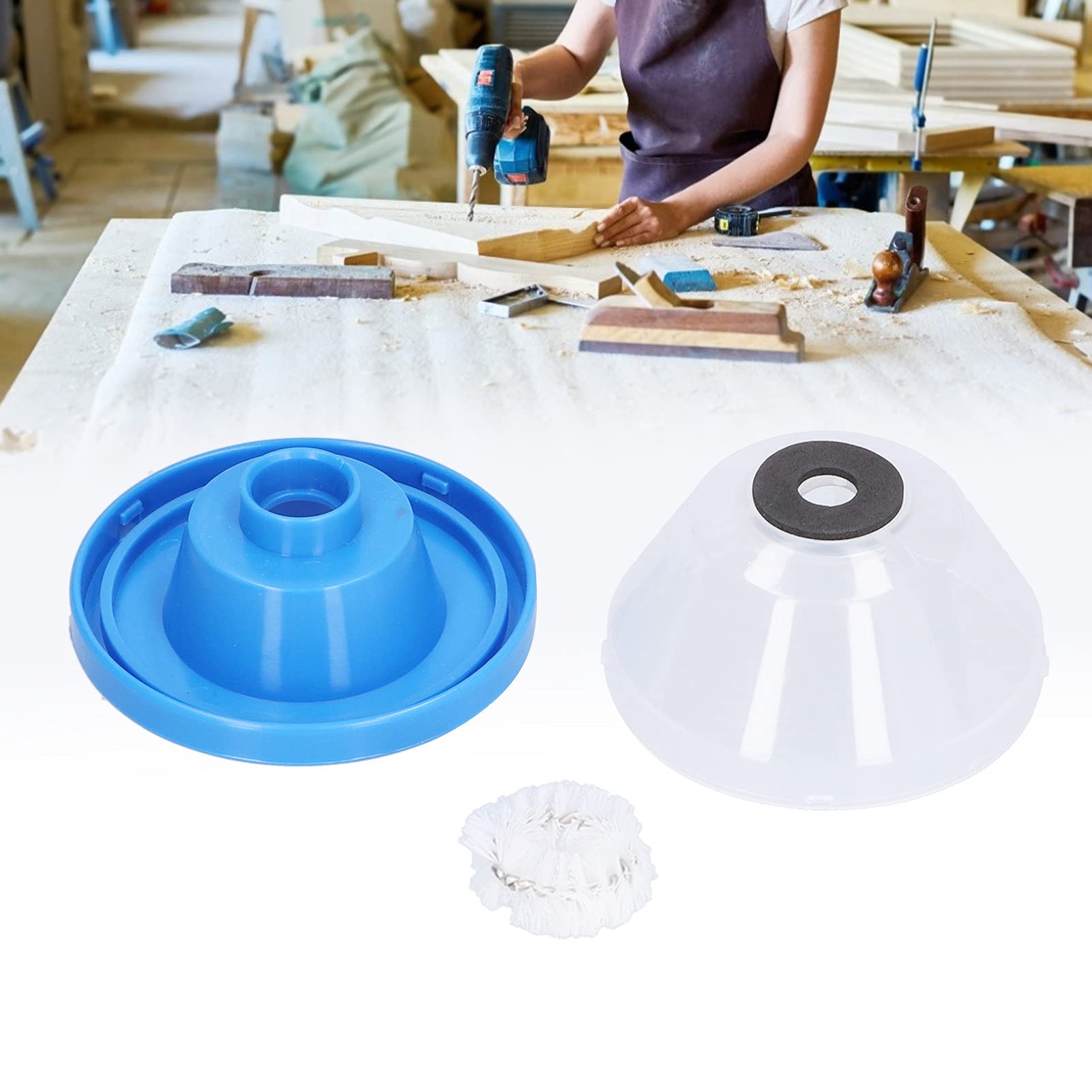 Industrial Drill Dust Collector Cover - 4-10mm Electric Hammer Dust Cover for Noise Reduction | DIY & Construction Use