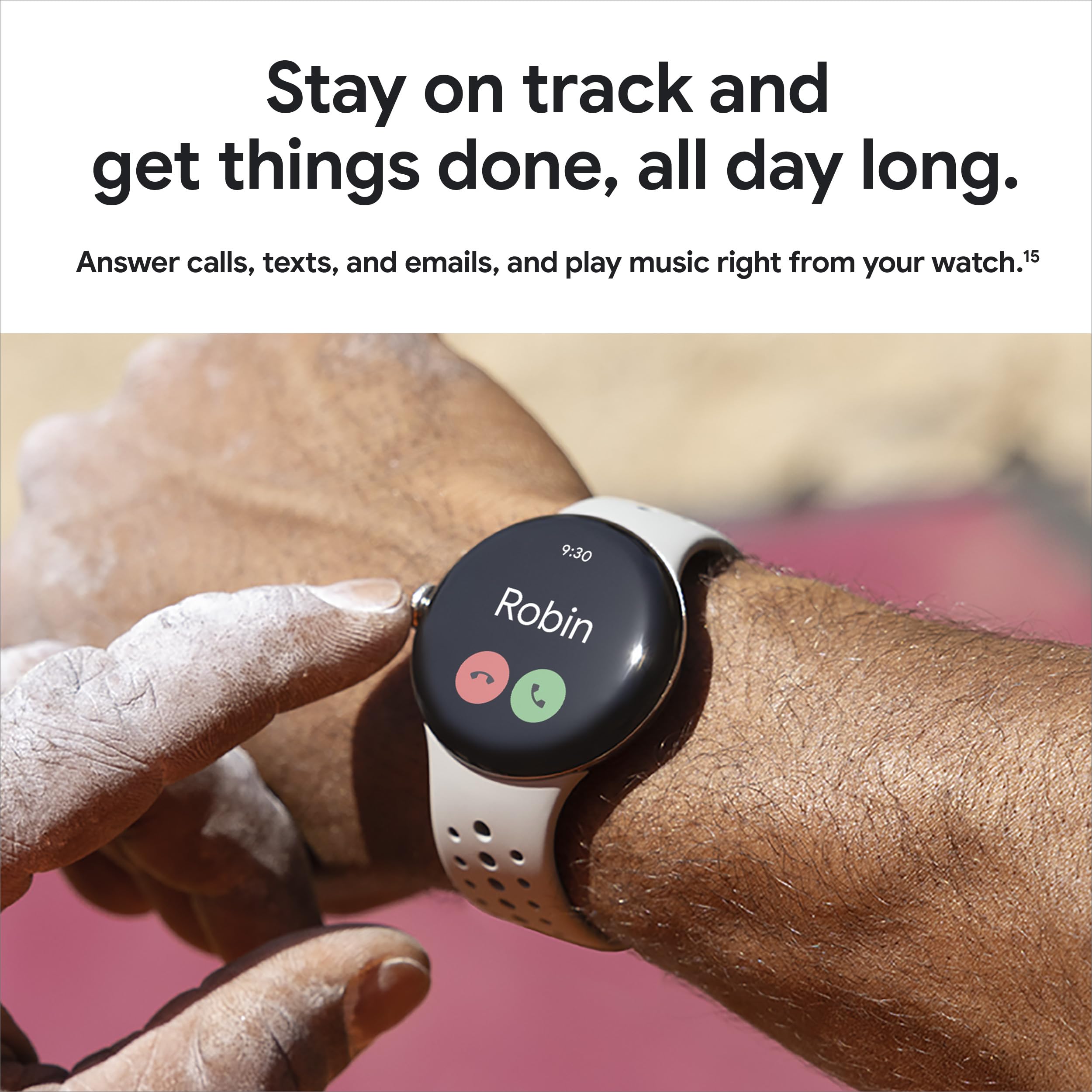 Google Pixel Watch 2 - Smartwatch with WiFi Connectivity in Black - Fitness Tracker, Heart Rate Monitor & Sleep Tracking for Android Users - Perfect for Workouts, Daily Wear & Travel