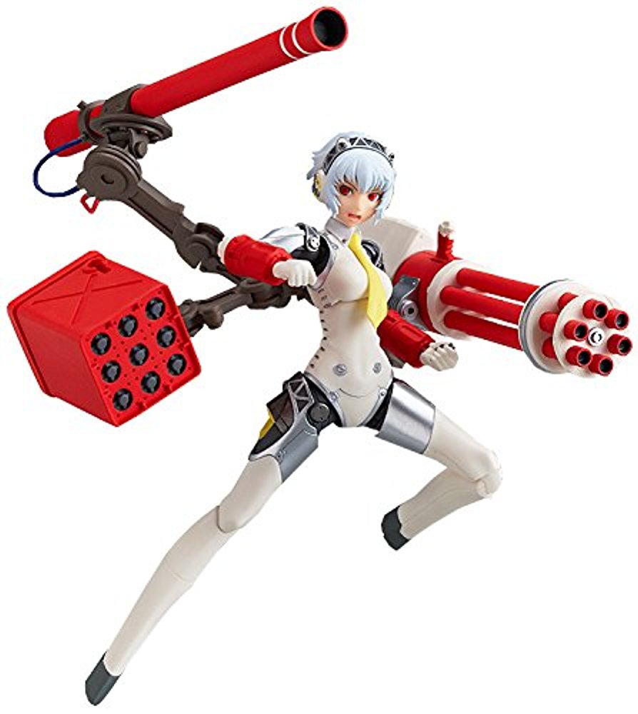 Figma SP 047 Aegis (Aigis) Persona 4 The Ultimate P4U Action Figure - Famitsu Original Color Ver. - Perfect for Anime Collectors & Gaming Enthusiasts Display