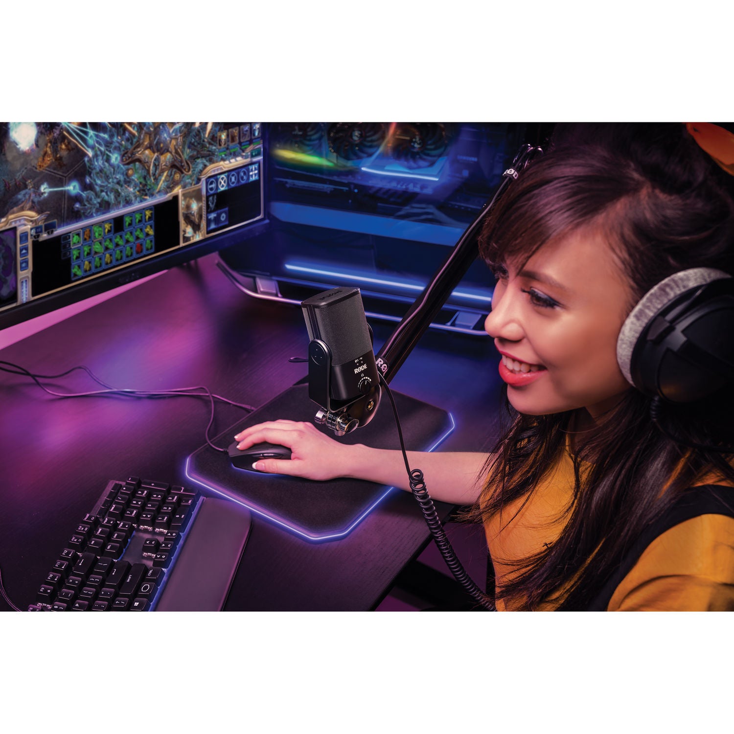 RODE NT USB Mini USB Microphone - Professional Compact USB Condenser Mic for Podcasting, Streaming & Recording - Perfect for Home Studio, Gaming & Voice Overs