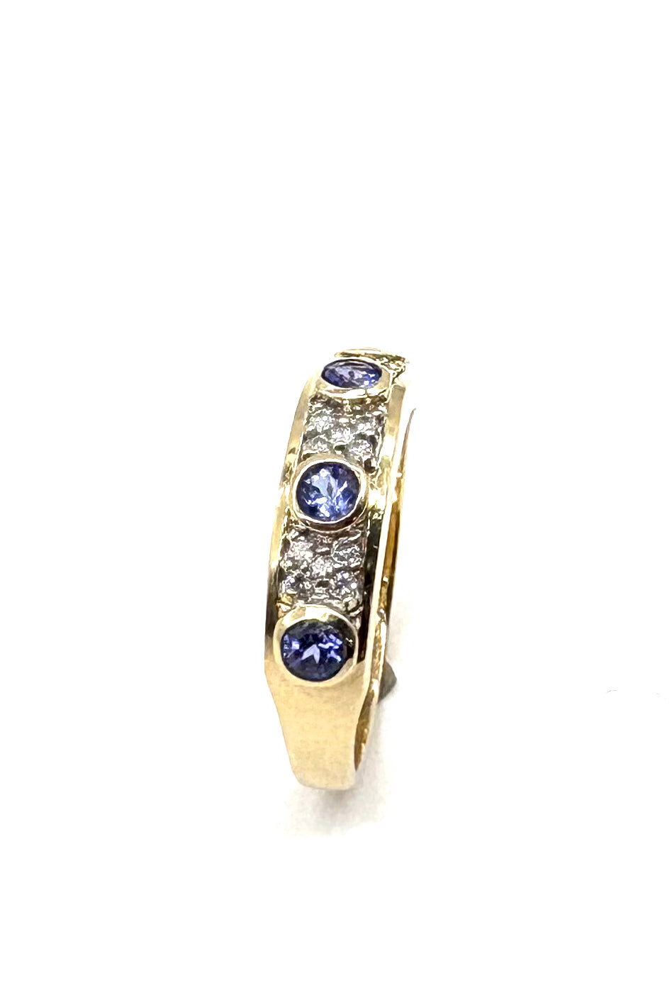 14K Yellow Gold Tanzanite Ring for Women - Elegant Tanzanite Gemstone Jewelry for Engagement, Wedding & Anniversary Gifts