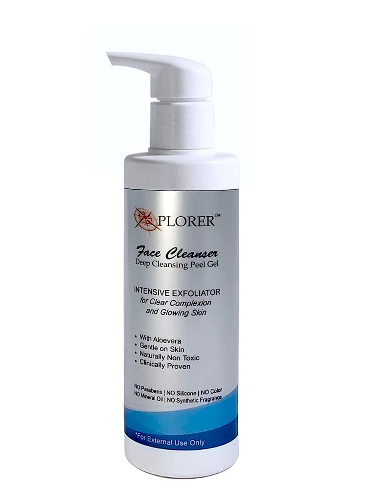 Xplorer Dead Skin Remover & Face Cleanser Gel - Exfoliating Body Scrub for Smooth Skin | Perfect for Daily Facial Care & Body Exfoliation Routine
