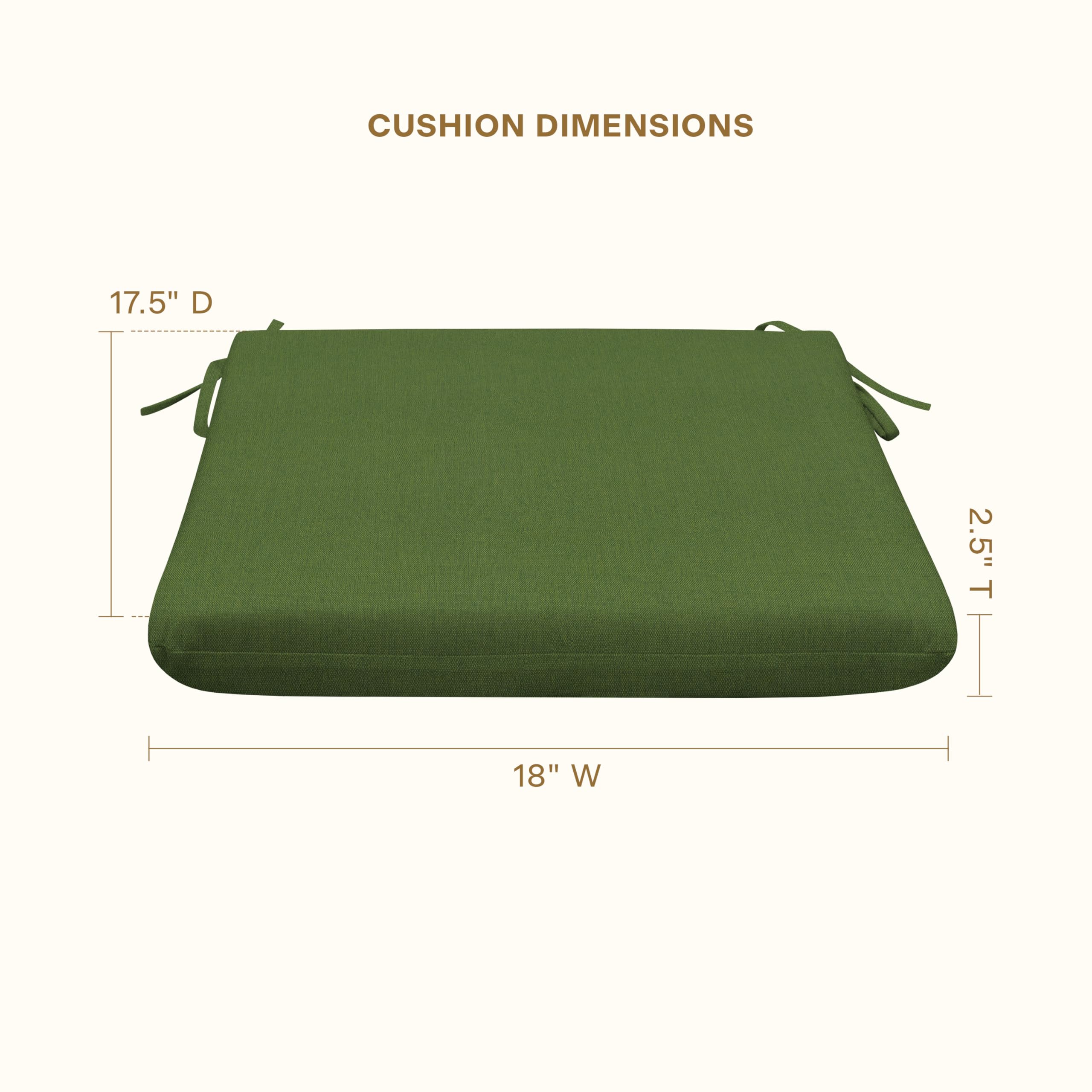 Premium Honeycomb Outdoor Universal Seat Cushion Set - 18