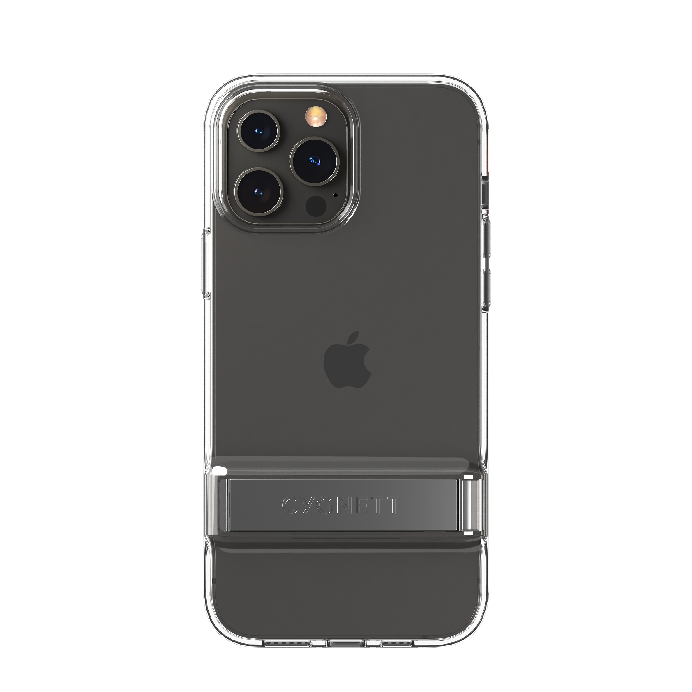 Premium Clear Shockproof Case with Kickstand for iPhone 13 Pro Max - Slim Protective Cover for Work, Travel & Everyday Use