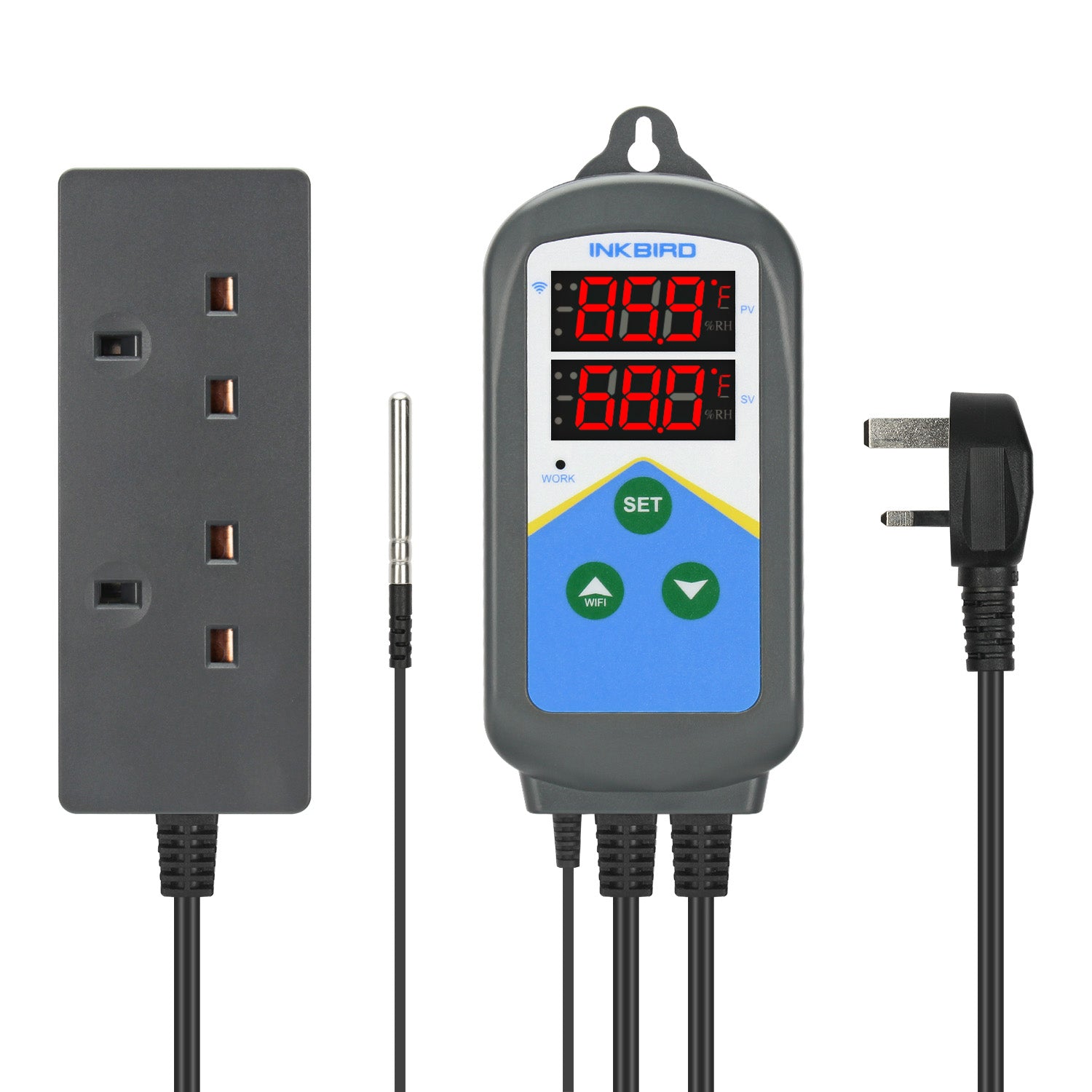 ITC 306T Digital Temperature Controller - Precise Thermostat for Home Brewing, Aquariums & Reptile Tanks | Dual Display & PID Control