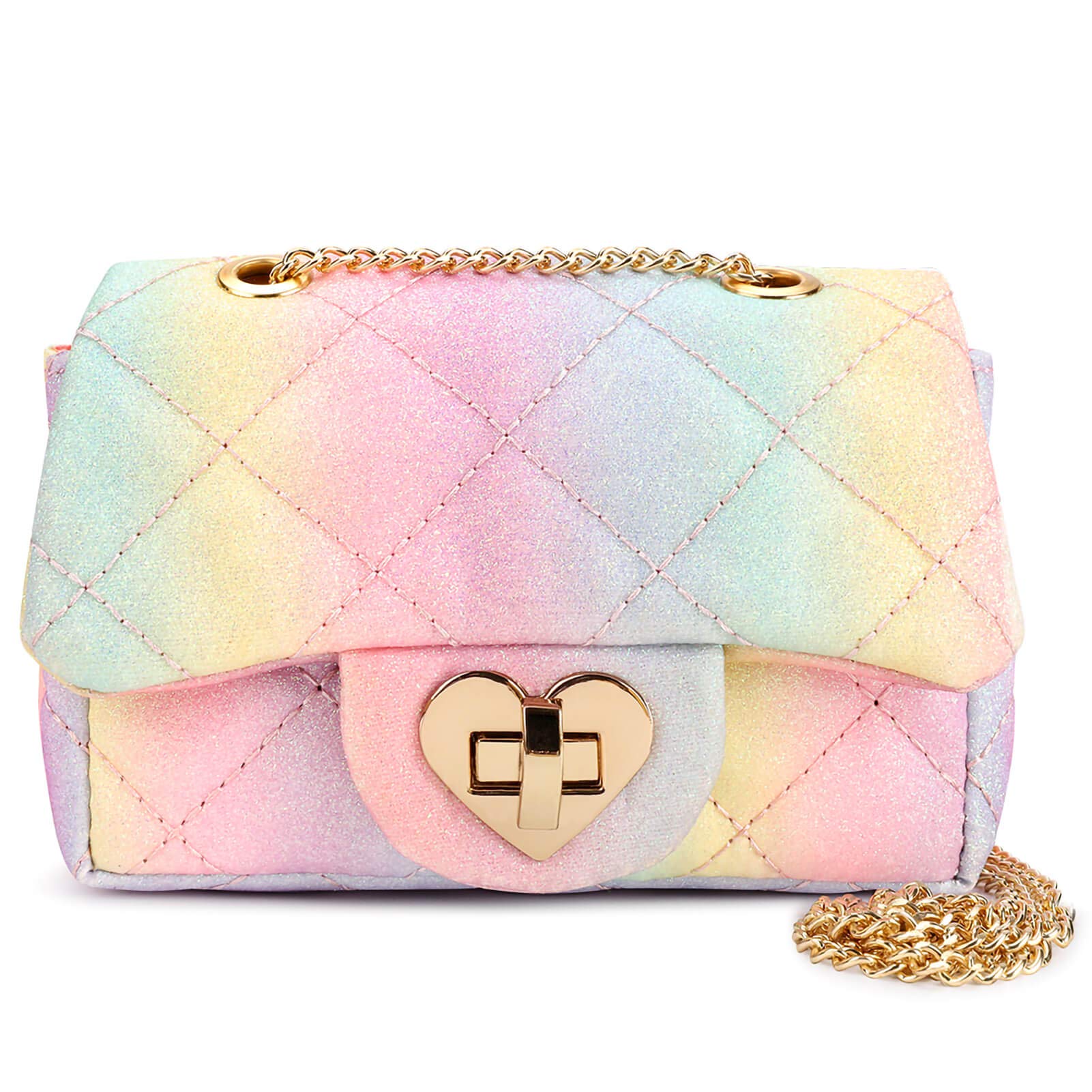 Kids Glitter Purse for Girls - Toddler Crossbody Bag for Parties & Play