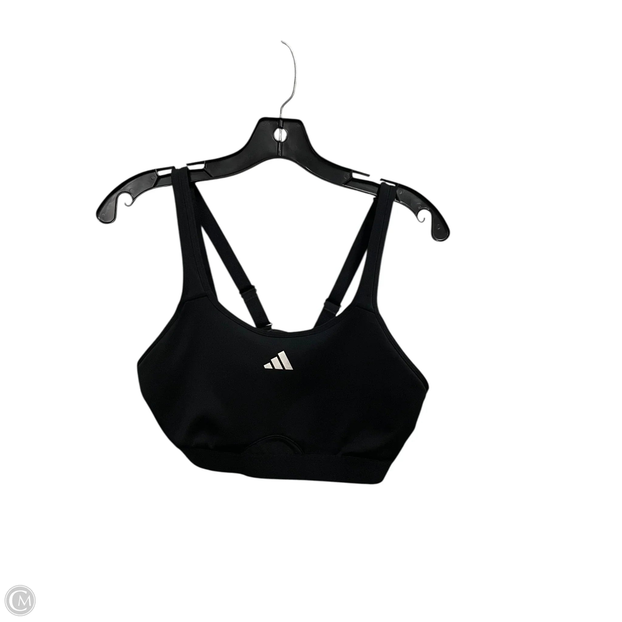 Adidas Women's Black Medium Athletic Sports Bra - Perfect for Running, Yoga & Gym Workouts