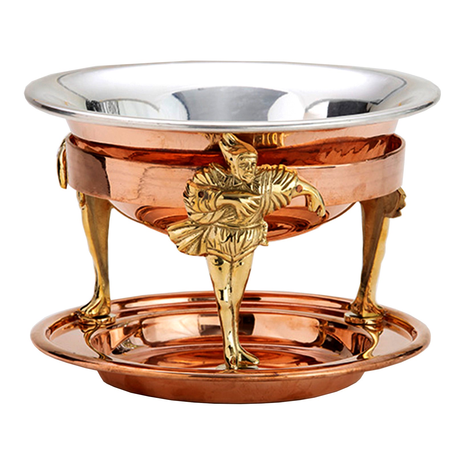 Premium Café Brulot Stand and Bowl Set - 3 Size Options for Home Bar, Coffee Shop & Restaurant Use