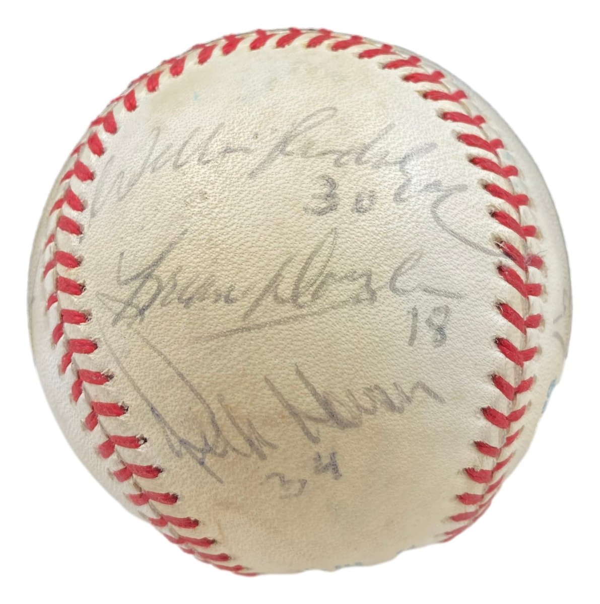 Authentic New York Yankees Signed Official AL Baseball - Mickey Mantle & More (BAS AC61977) - Perfect for Sports Memorabilia Collectors & Yankees Fans