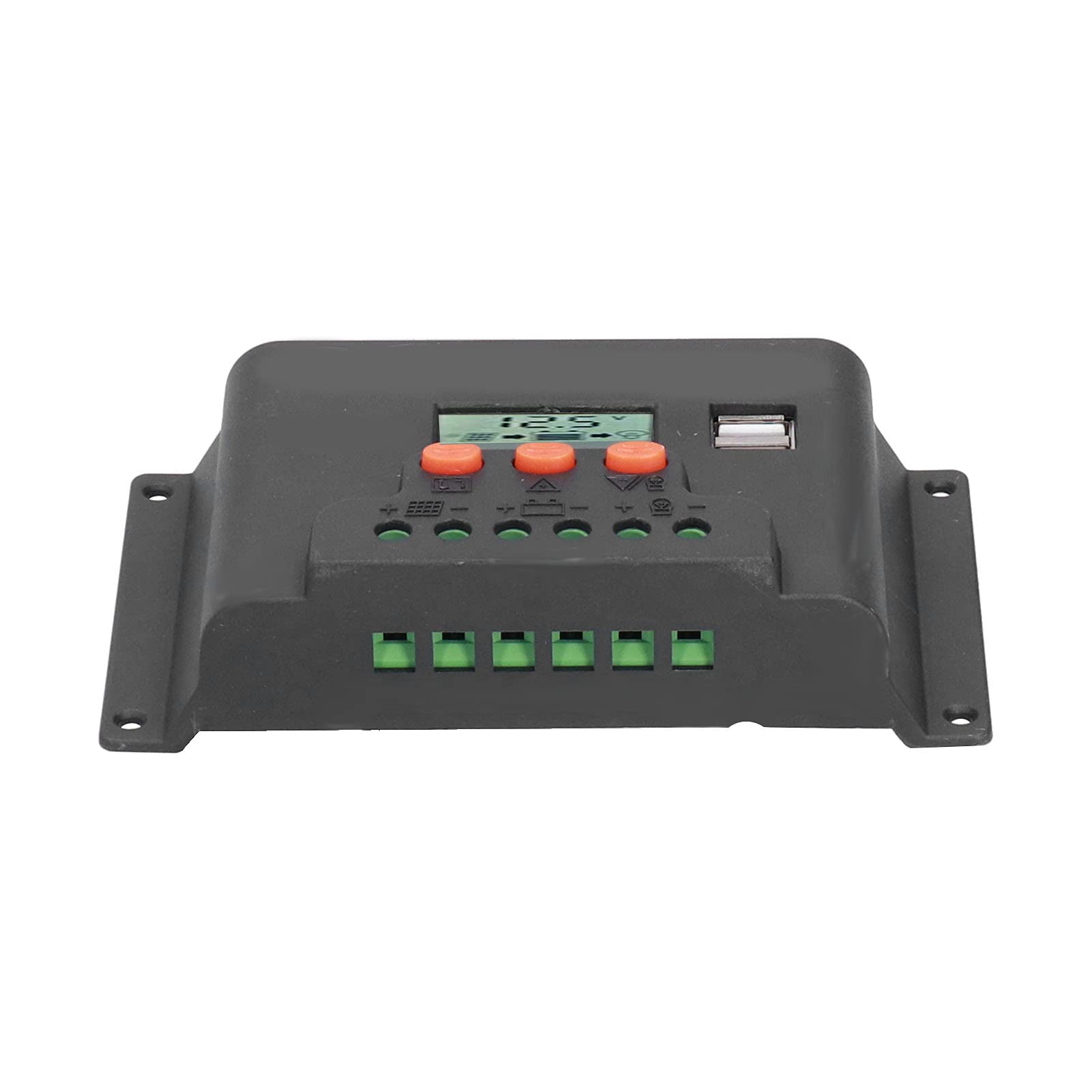 Best Solar Panel Charge Controller - Dual USB Port for Phones, Tablets, Laptops - MPPT Solar Regulator for Home, RV, Camping & Outdoor Power Supply