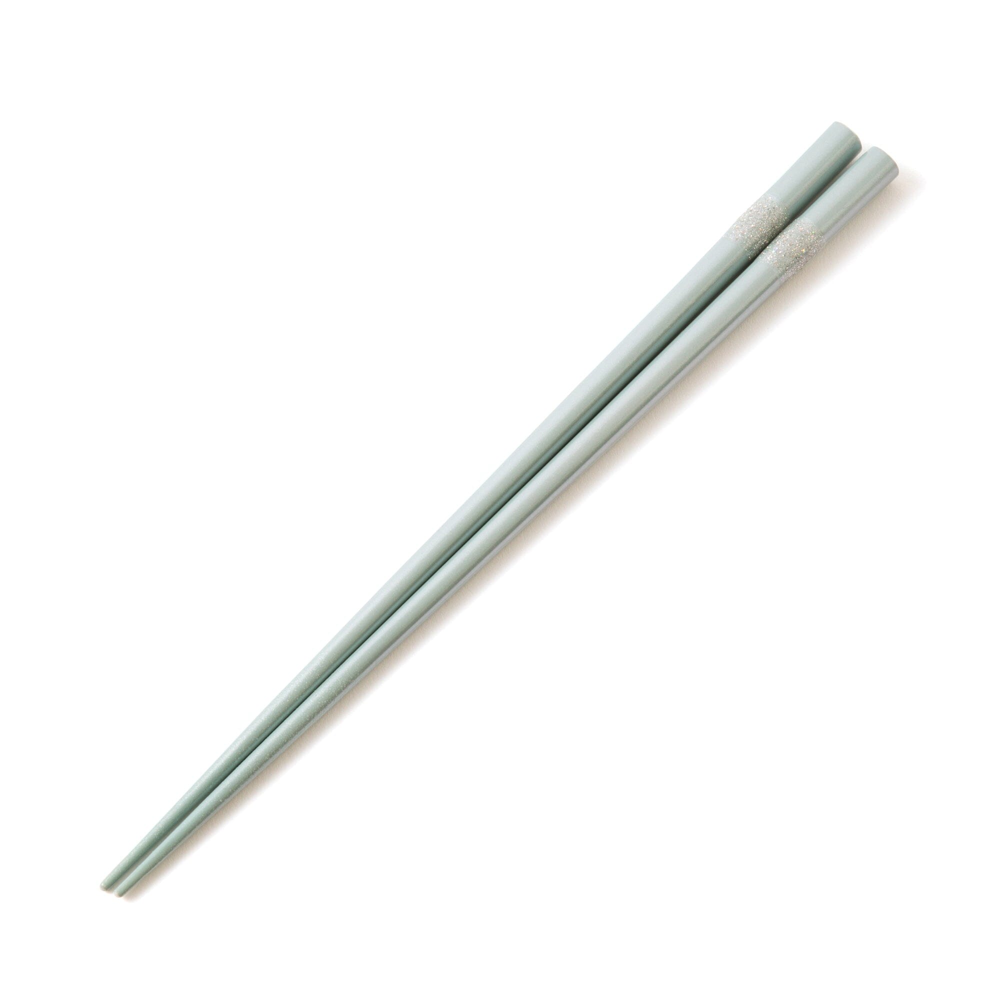 Glitter Blue Chopsticks - Elegant and Durable Asian Dining Utensils for Sushi, Noodles, and Home Decor