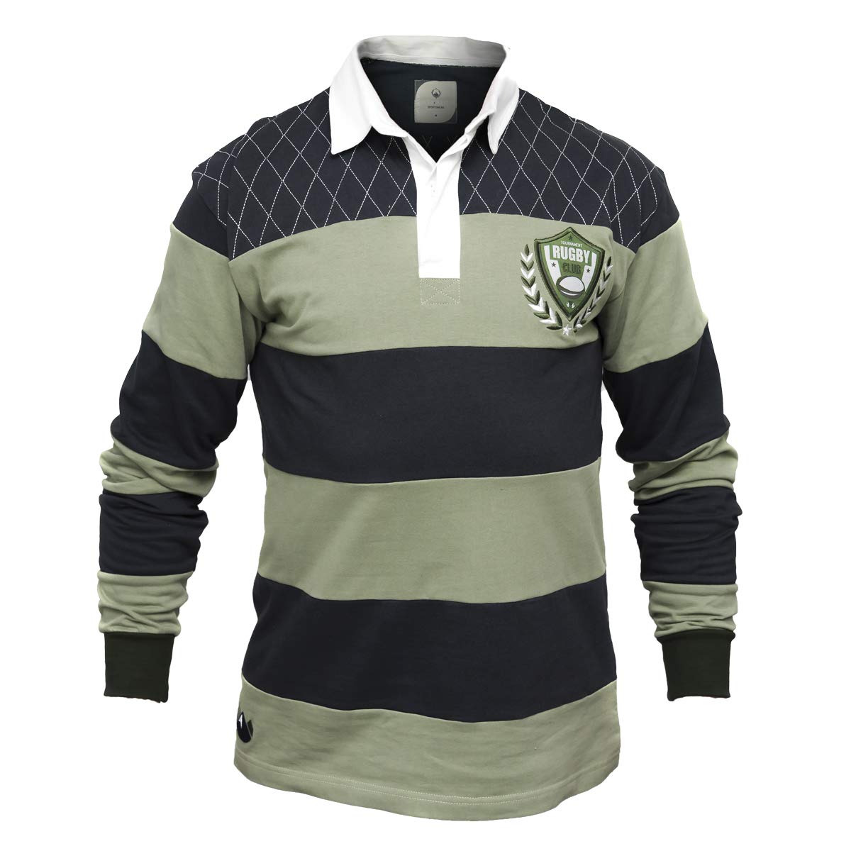 Premium Croker Green & Black Rugby Jersey - Breathable & Durable for Men & Women - Perfect for Rugby Matches, Training & Fan Support