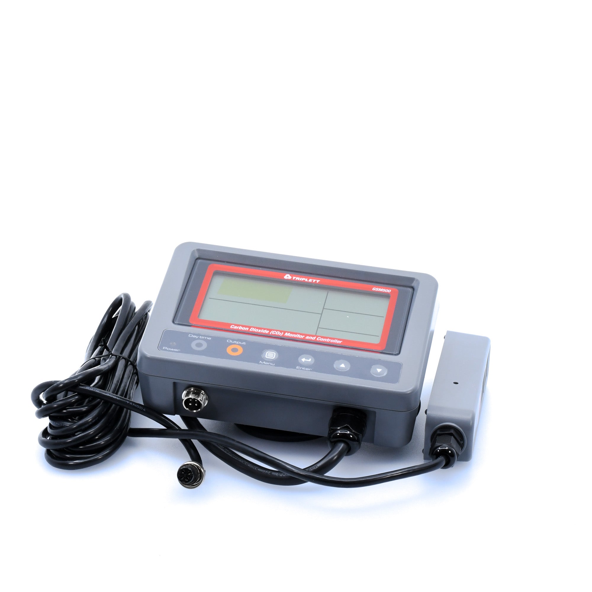 GSM500 CO2 Monitor and Controller - Indoor Air Quality Meter for Home, Office, and Grow Room - Real-Time Carbon Dioxide Detection with Alarm Function