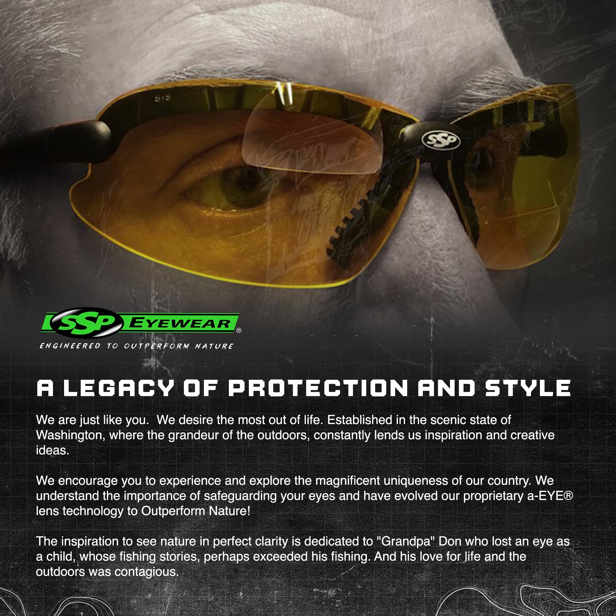 SSP Eyewear Ultra Tactical Safety Shooting Glasses - HD Anti-Fog Lenses with A-Eye NVR Technology | Perfect for Hunting, Range Shooting & Outdoor Sports