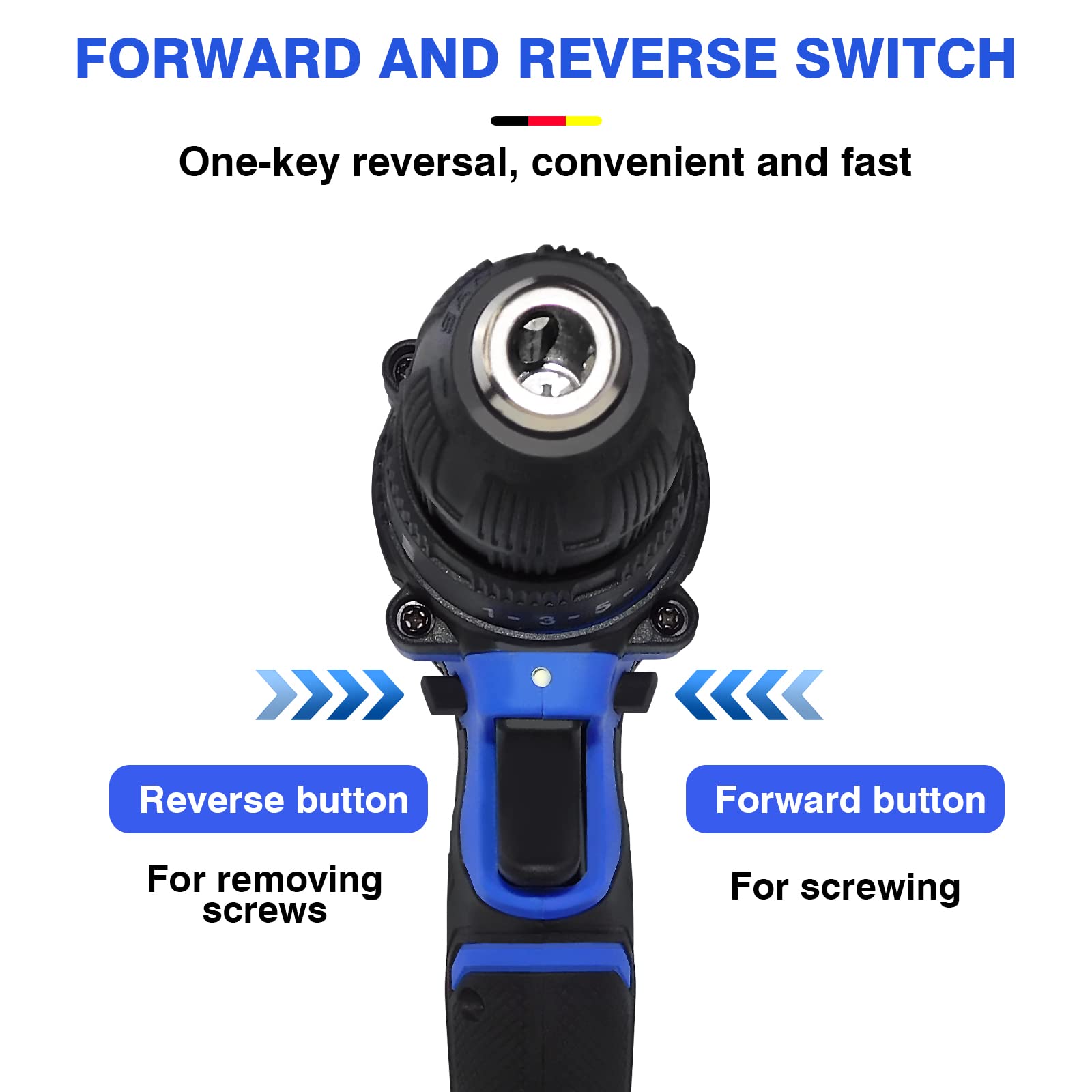 21V Brushless Cordless Drill/Driver Kit with 1.5AH Li-ion Battery & Fast Charger - 3/8