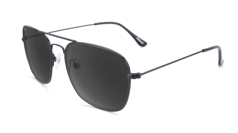 Mount Evans Sunglasses - Polarized Black/Smoke Lens for UV Protection & Outdoor Activities - Perfect for Driving, Hiking, and Beach Vacations