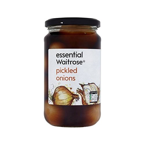 Waitrose Pickled Onions 440g - Tangy & Crunchy Cocktail Onions in Vinegar - Perfect for Salads, Burgers, Sandwiches & Charcuterie Boards