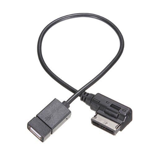 USB to AUX Audio Adapter Cable for Mercedes Benz - Female USB to 3.5mm Auxiliary Car Stereo Media Interface - Perfect for In-Car Music Streaming & Hands-Free Calling