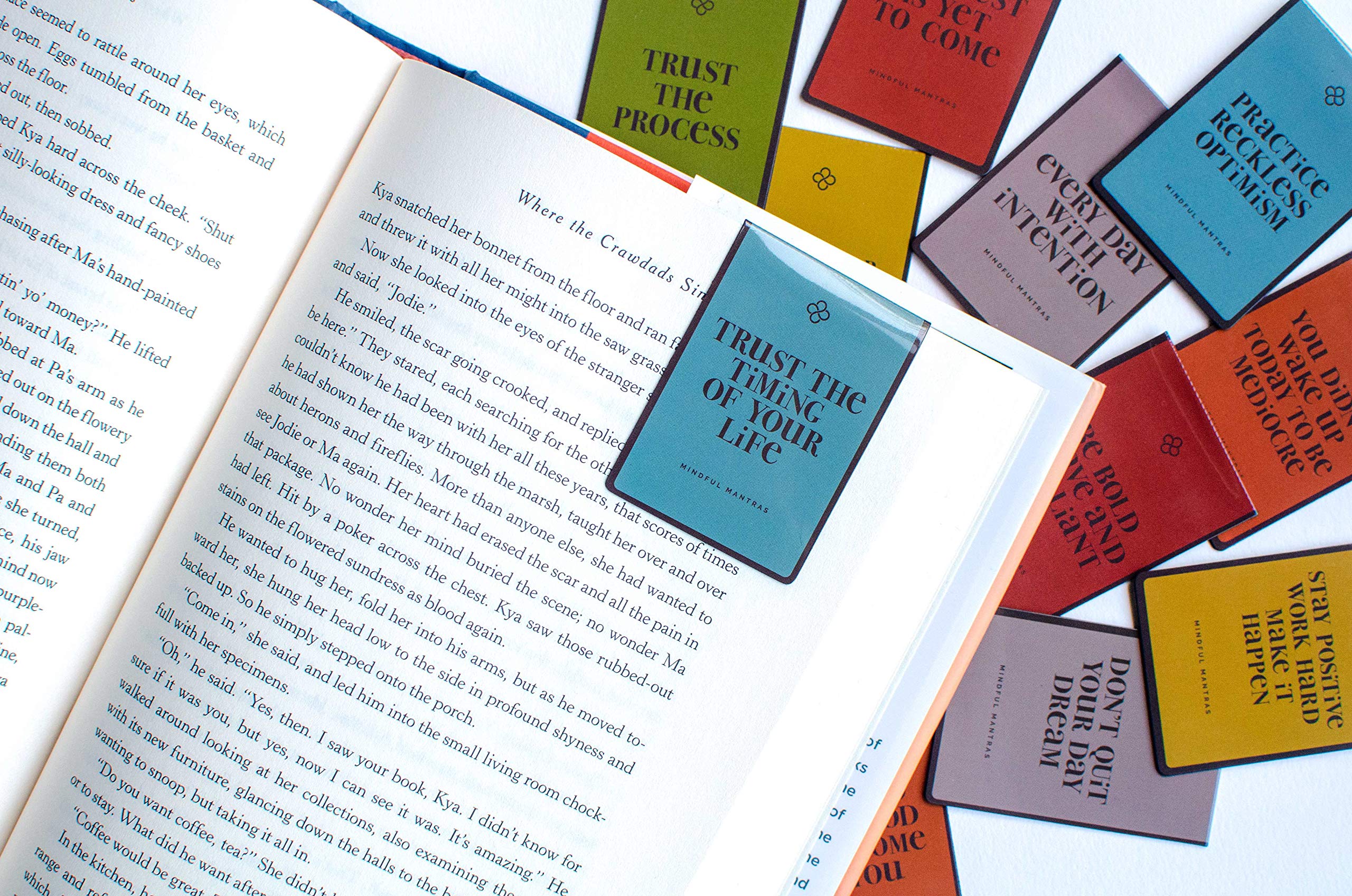 12 Pack Inspirational Magnetic Bookmarks with Positive Quotes - Motivational Bookmark Set for Men, Women, Teens & Students - Perfect Gift for Friends, Coworkers & Book Lovers - Great for Reading, Studying & Office Use