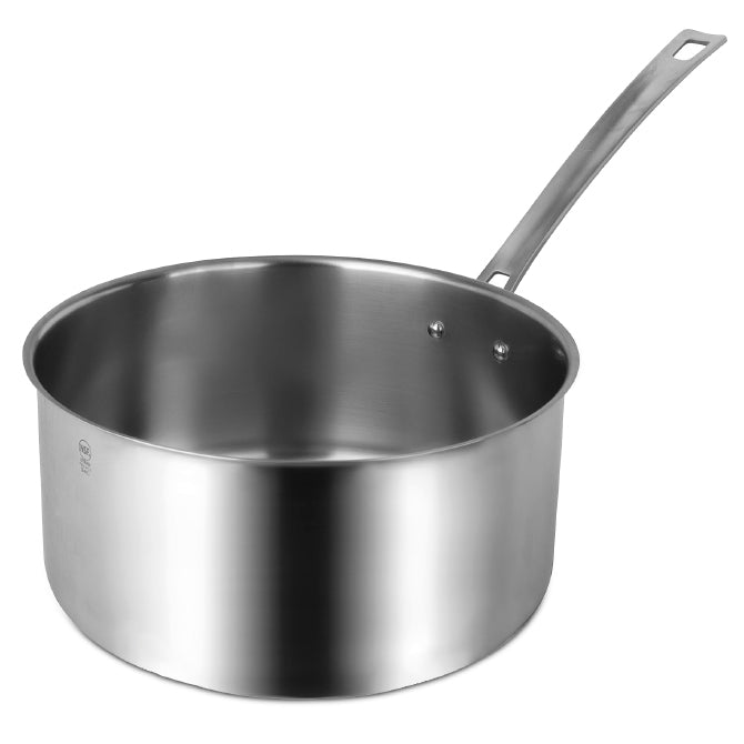 Sitram HORECA R Professional Stainless Steel Saucepan - 3-Ply Bottom for Even Heat Distribution - Perfect for Restaurants, Catering & Home Cooking