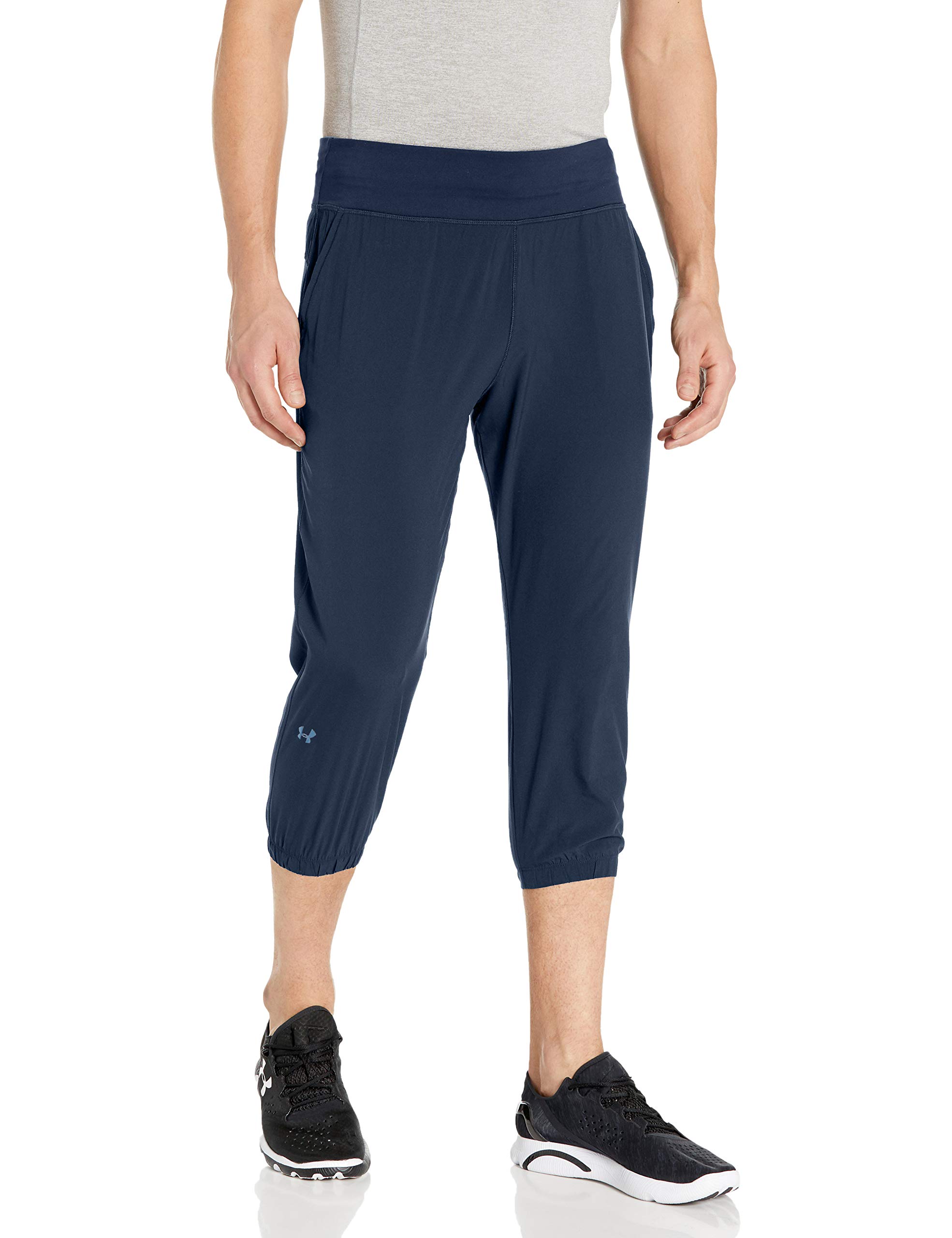 Under Armour Women's HeatGear Sunblock 50 UPF Workout Pants - Moisture-Wicking, Breathable & UV Protection for Running, Yoga & Outdoor Activities