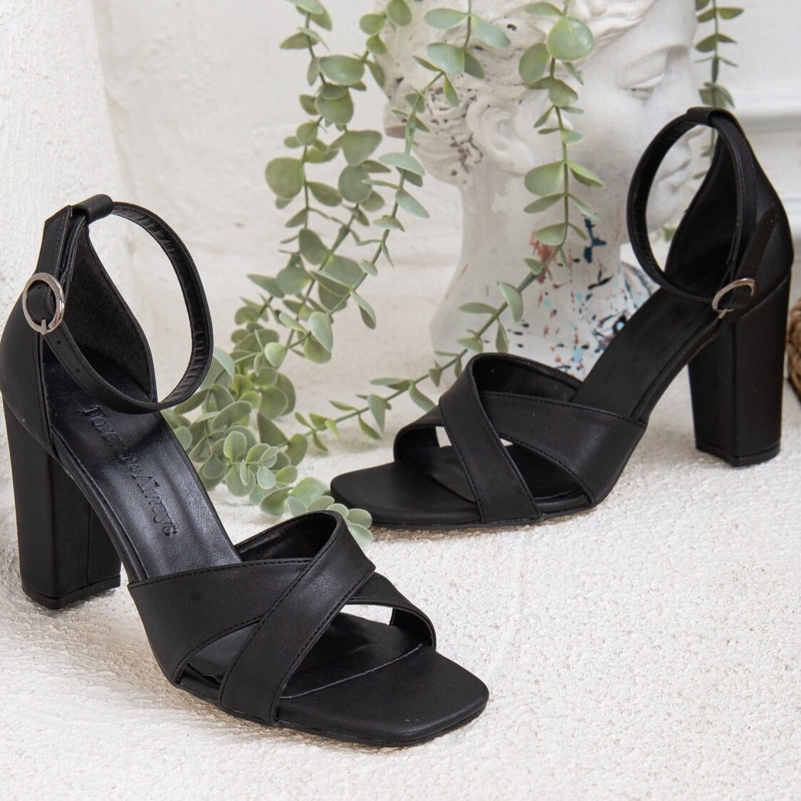 Amelia Women's Black High Heels - Elegant Pointed Toe Stiletto Pumps for Party, Wedding & Evening Wear