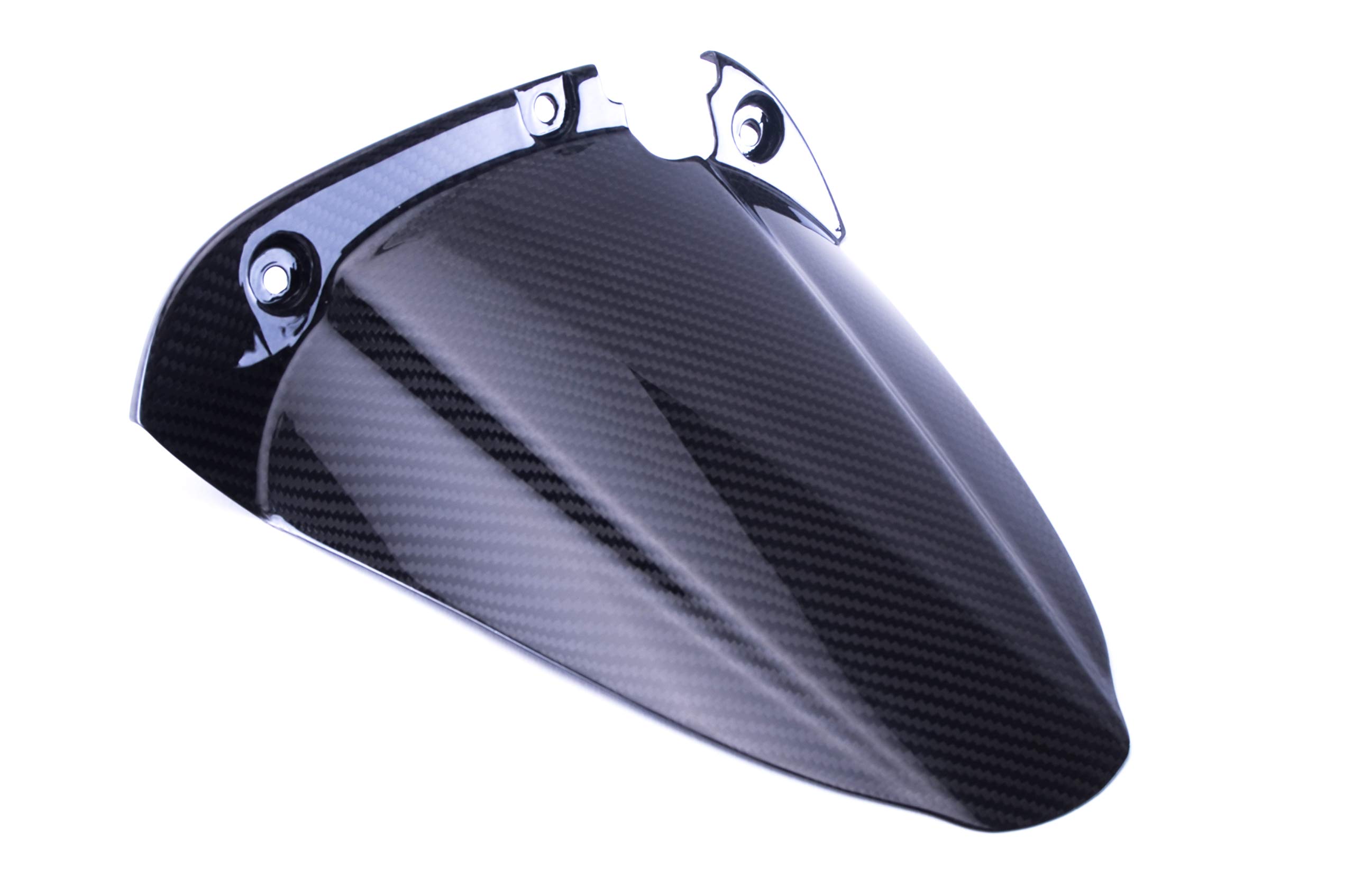 Bestem CBBU-HGR-MT Full Carbon Fiber Twill Press Molded Rear Hugger for EBR 1190 RX/SX Motorcycles - Lightweight Protection & Style Upgrade for Racing & Street Riding