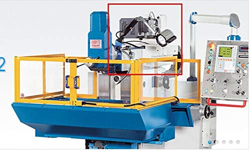 Waterproof LED Work Light with Long Arm - IP65 Rated, FCC Certified for CNC Machine Tools, Foldable Spotlight - Perfect for Workshops, Garages, and Industrial Lighting