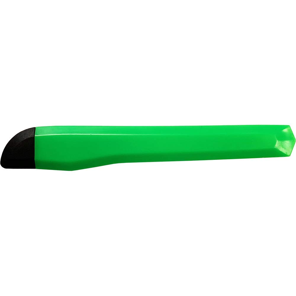 100-Pack Small Neon Green Utility Knife Box Cutters with Snap-Off 9MM Blades - Heavy Duty Packing, Shipping, Warehouse & Crafting Tools for Professionals