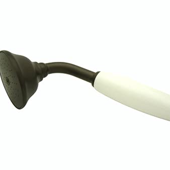Victorian Style Handheld Shower Head with Oil Rubbed Bronze Finish - Perfect for Vintage Bathroom Decor and Spa-Like Shower Experience