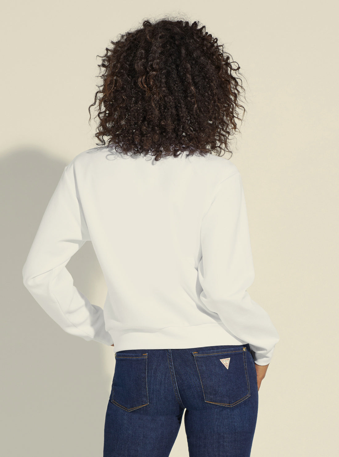 Eco-Friendly White Afrah Logo Jumper Sweater - Soft Cotton Pullover for Women & Men - Perfect for Casual Wear, Office & Outdoor Activities