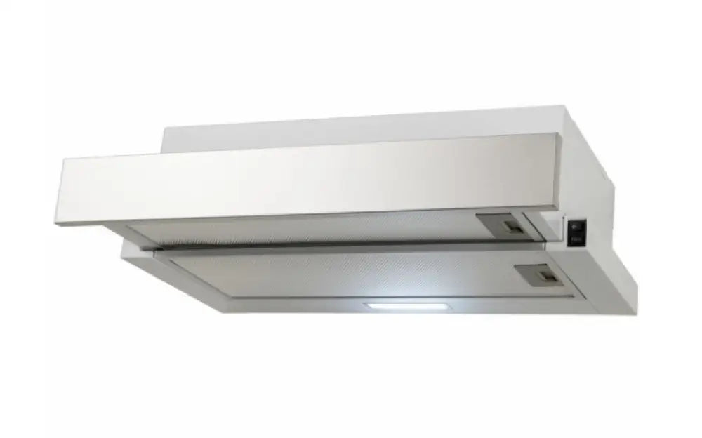 Euro EVR60FVSS2 60cm Recirculating Range Hood with Front Vent - Stainless Steel Kitchen Exhaust Fan for Apartments, Condos & Small Homes