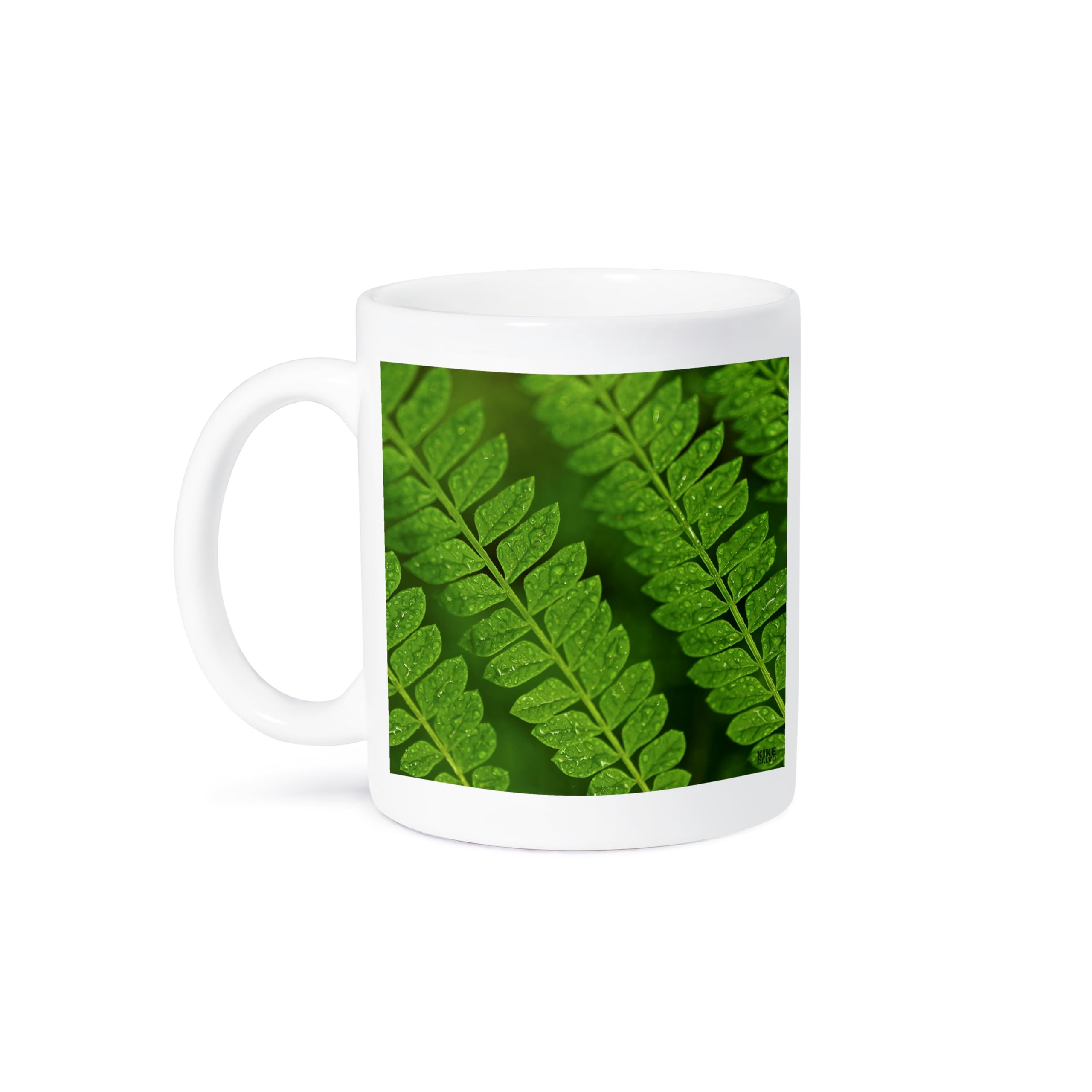 3D Rose Tropical Plants Ceramic Coffee Mug - 11 oz Insulated Travel Cup for Hot & Cold Drinks - Perfect for Home, Office, Camping & Gifts