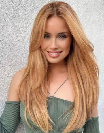 Carys Lace Front Human Hair Wig - Natural Looking 100% Brazilian Remy Hair for Women | Perfect for Daily Wear, Cosplay, and Special Occasions