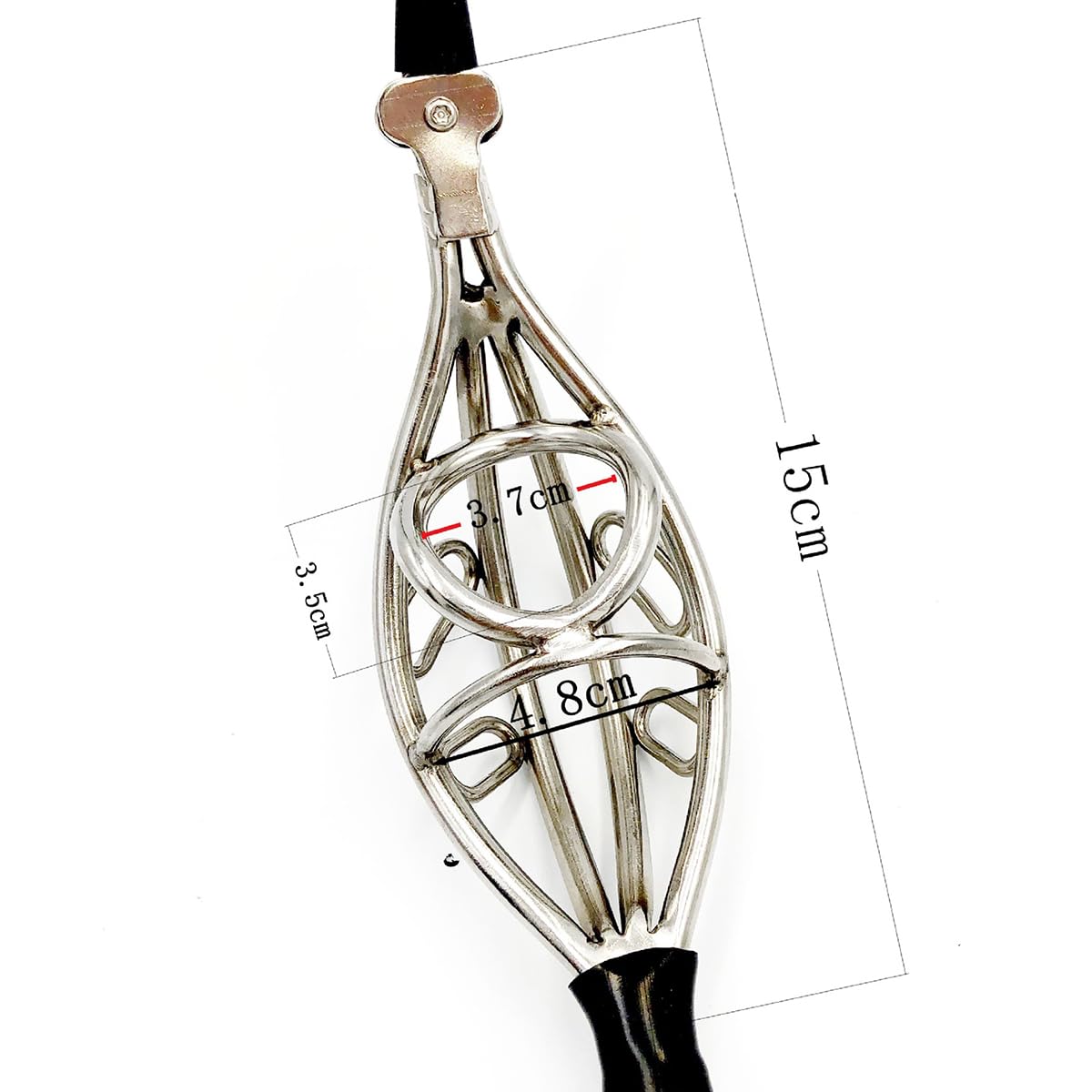 Stainless Steel Male Chastity Belt Cage - Adjustable Hollow Bondage Underwear with Hole for BDSM & Lock Play (Pink, 60-90cm) | Discreet Wear Under Clothes for Everyday Use & Adult Play