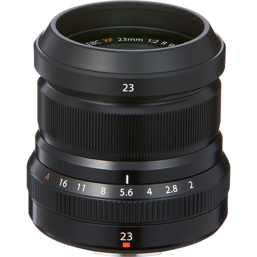 FUJINON XF 23mm F2 R WR Black Lens - Fast Aperture Prime Lens for Fujifilm X-Mount Cameras | Perfect for Street, Travel & Portrait Photography