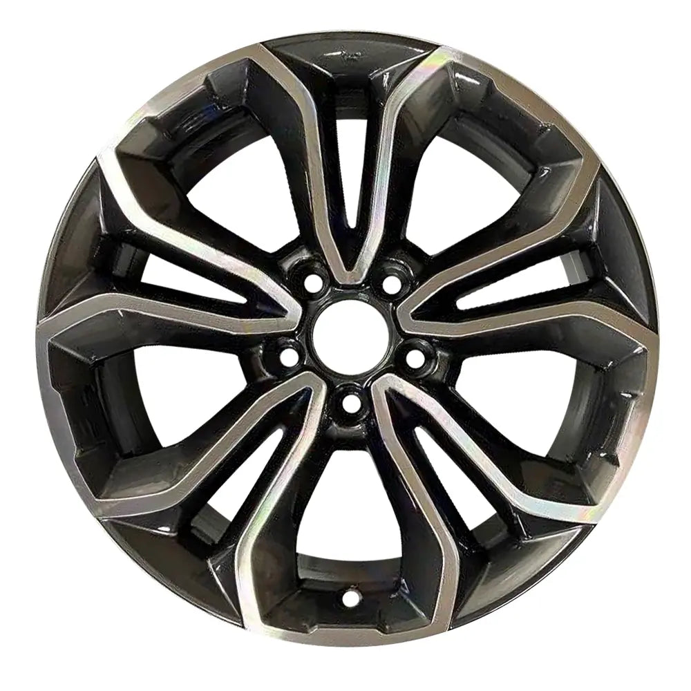 18 Inch Honda CRV Wheel Replacement - Machined Charcoal Replica Rim 63161-42700TLAL63 - Perfect for Off-Roading, City Driving & Car Upgrades