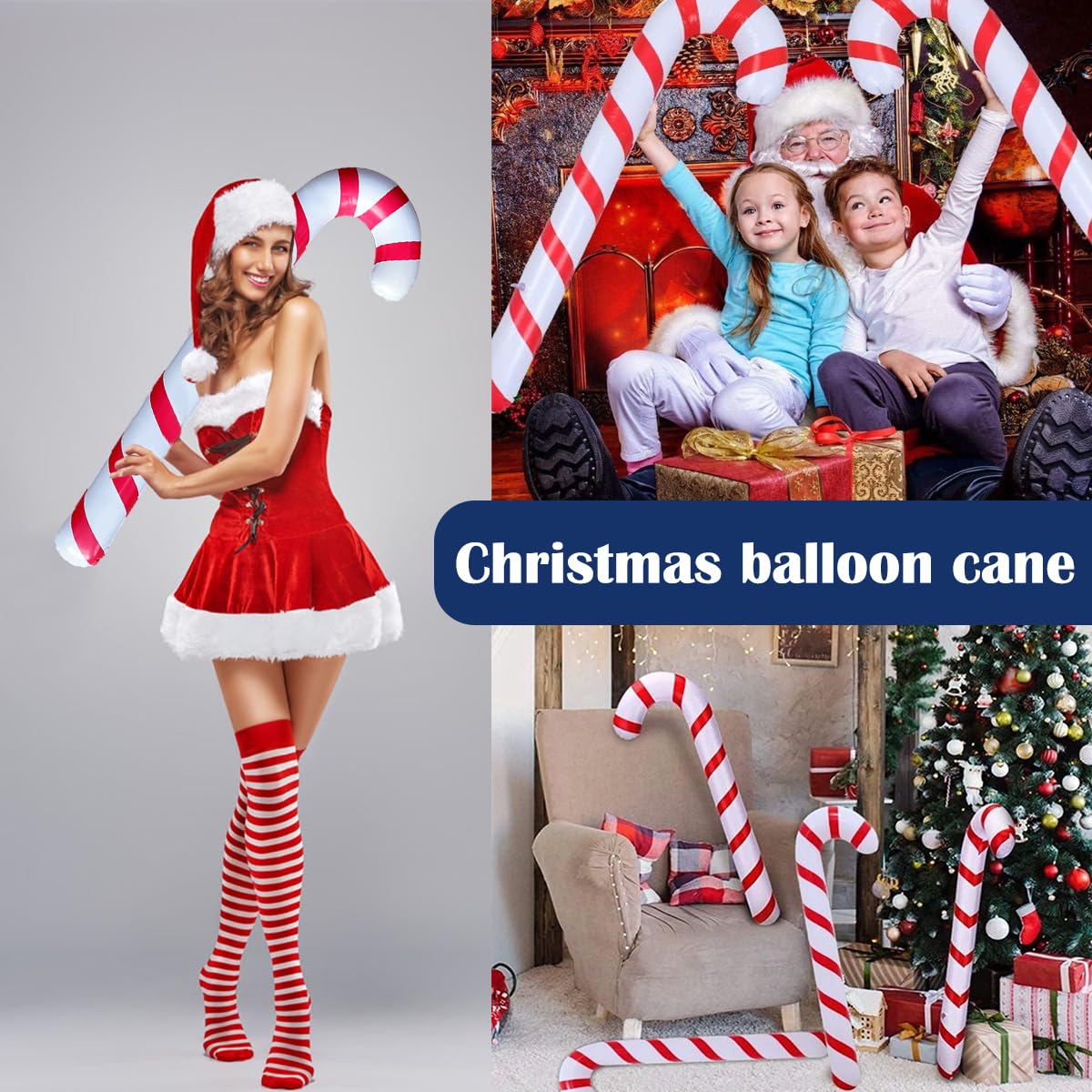 DOERDO 2-Pack Inflatable Walker and Cane Set - Hilarious Gag Gifts for Halloween, Christmas & Retirement Parties - Funny Old Age Costume Accessories for Dress Up & 100th Day of School - Perfect for Senior Pranks, Themed Events & Comedy Skits
